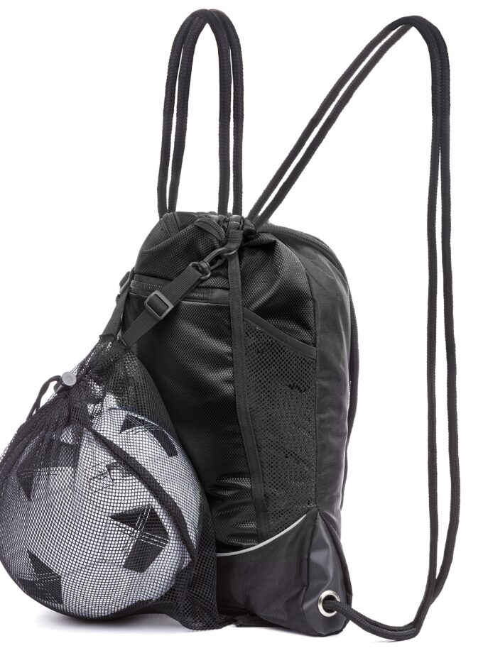 Drawstring Bag with Mesh Net - Sackpack