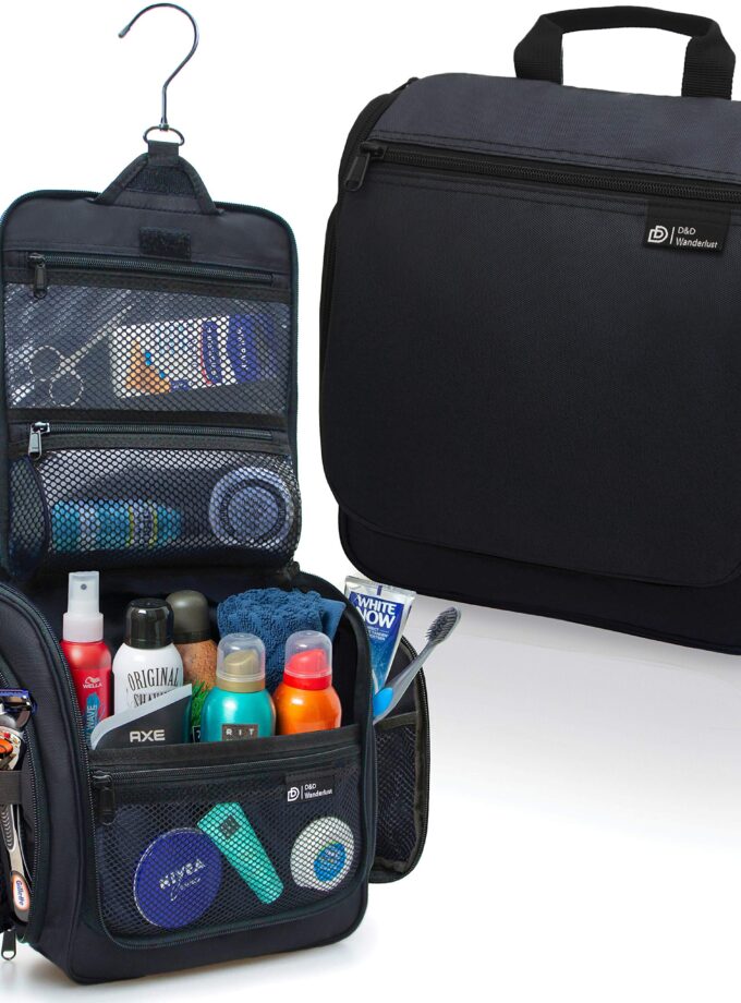 Hanging Travel Toiletry Bag for Men and Women