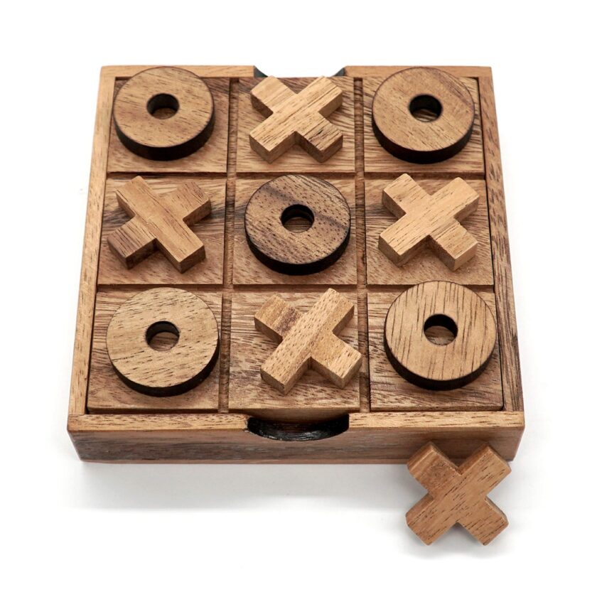 Tic Tac Toe Wood Coffee Tables Family Games to Play