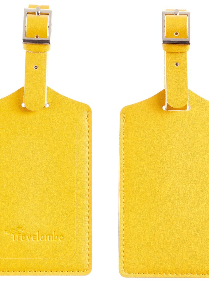 Travelambo Leather Luggage Bag Tags