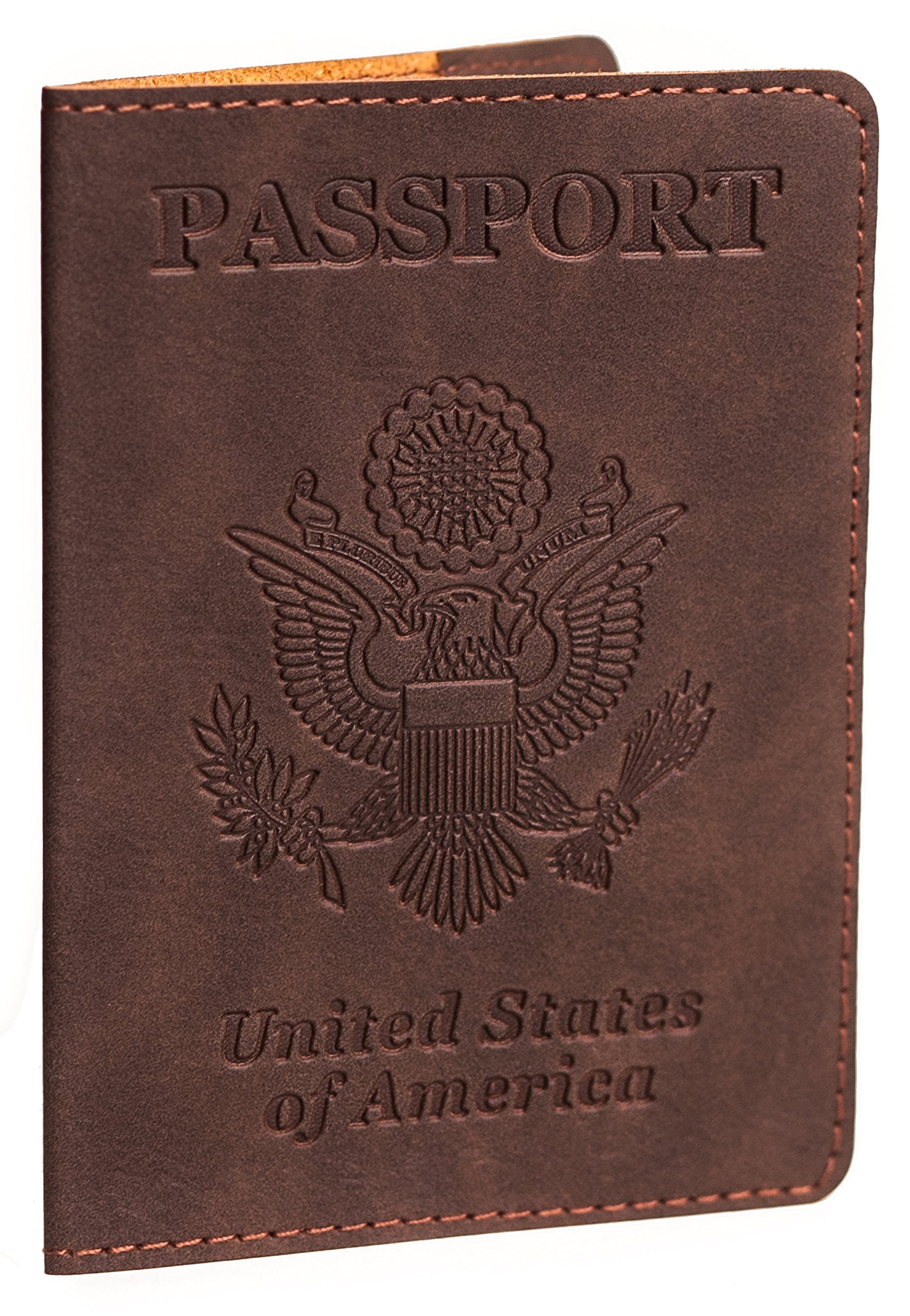 Brown Passport Cover - Passport Holder OFFER LightBagTravel.com