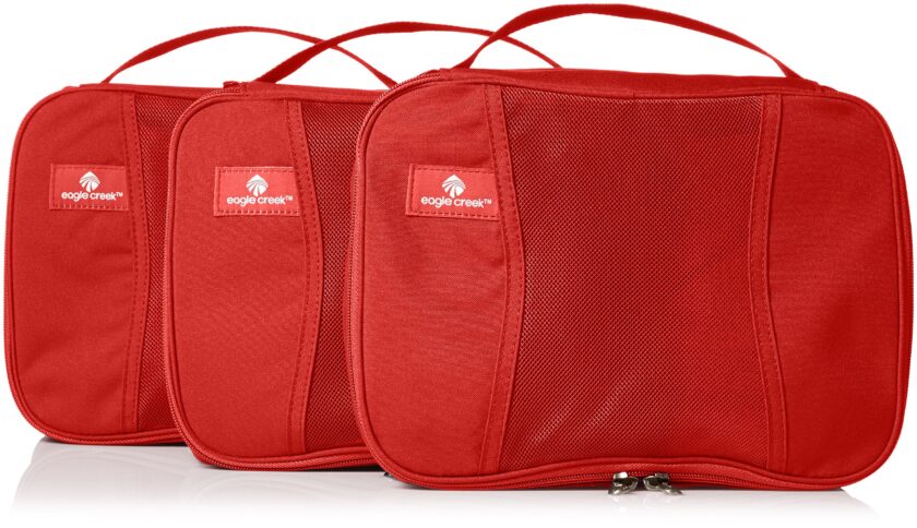 Eagle Creek Pack-It Half Cube Packing Set, Red Fire