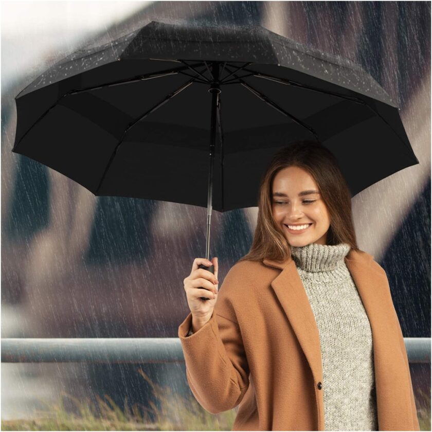 Tesla LOGO Windproof Automatic Umbrella - Ideal for Tesla Model 3, Model S, Model X Owners! ☔🚗 The ease of use with its automatic opening/closing button makes it the perfect companion for unpredictable weather. Whether I'm running errands or heading out for a drive, this umbrella is a must-have. The classic black style with the Tesla logo adds a touch of sophistication, and the portable design makes it easy to carry everywhere. It's more than just an umbrella; it's a stylish statement and a practical solution for staying dry on the go. Drive with confidence, rain or shine, with the Car Tesla LOGO Windproof Automatic Umbrella designed for Tesla Model 3, Model S, and Model X.