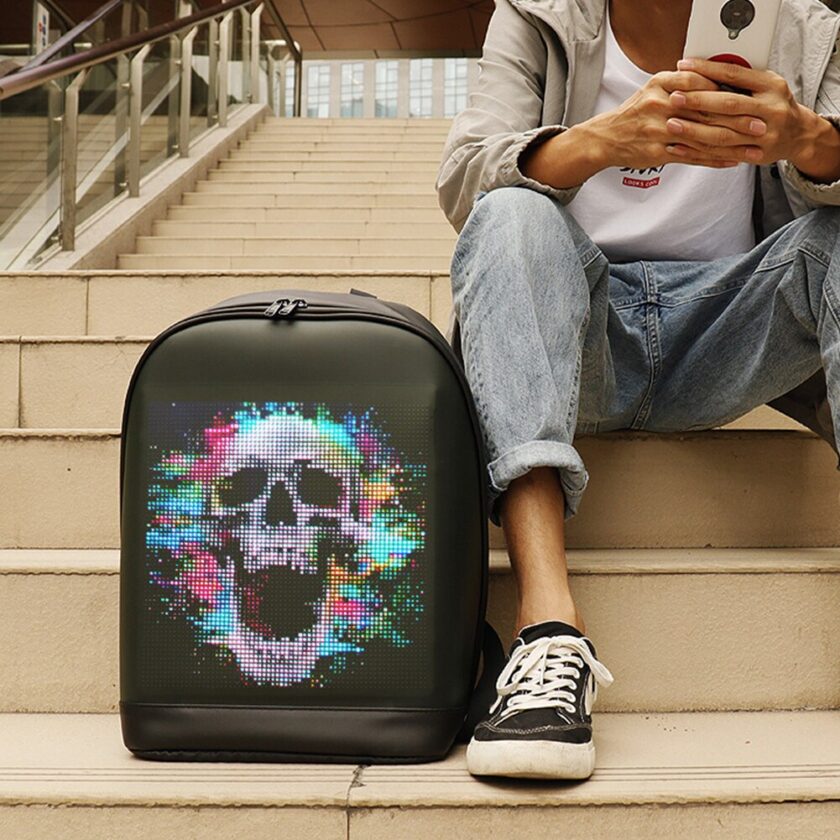 Laptop Bag Smart Backpack LED Advertising