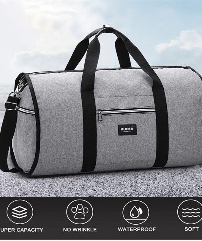 Men Gym Bag Waterproof Fitness Training