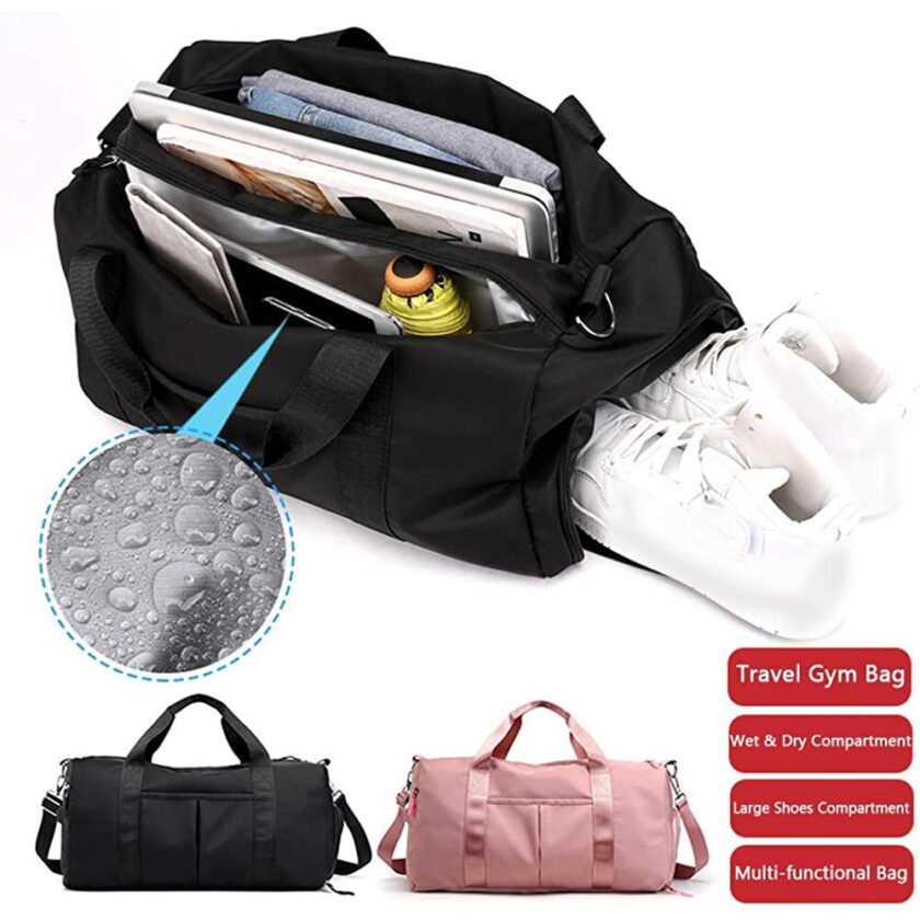 Waterproof Yoga Bag with Shoe Compartment – Sports Gym Travel Bag for Men & Women - Image 2