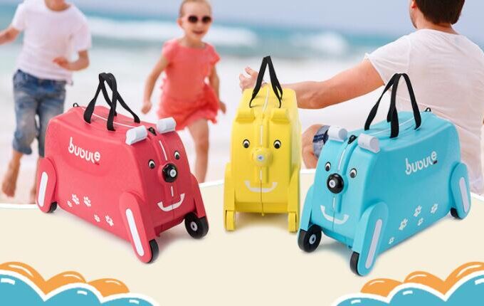 Ride-on Suitcase on wheels for kids