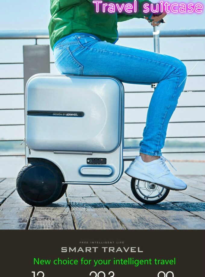 Electric Riding Trolley Travel Suitcase