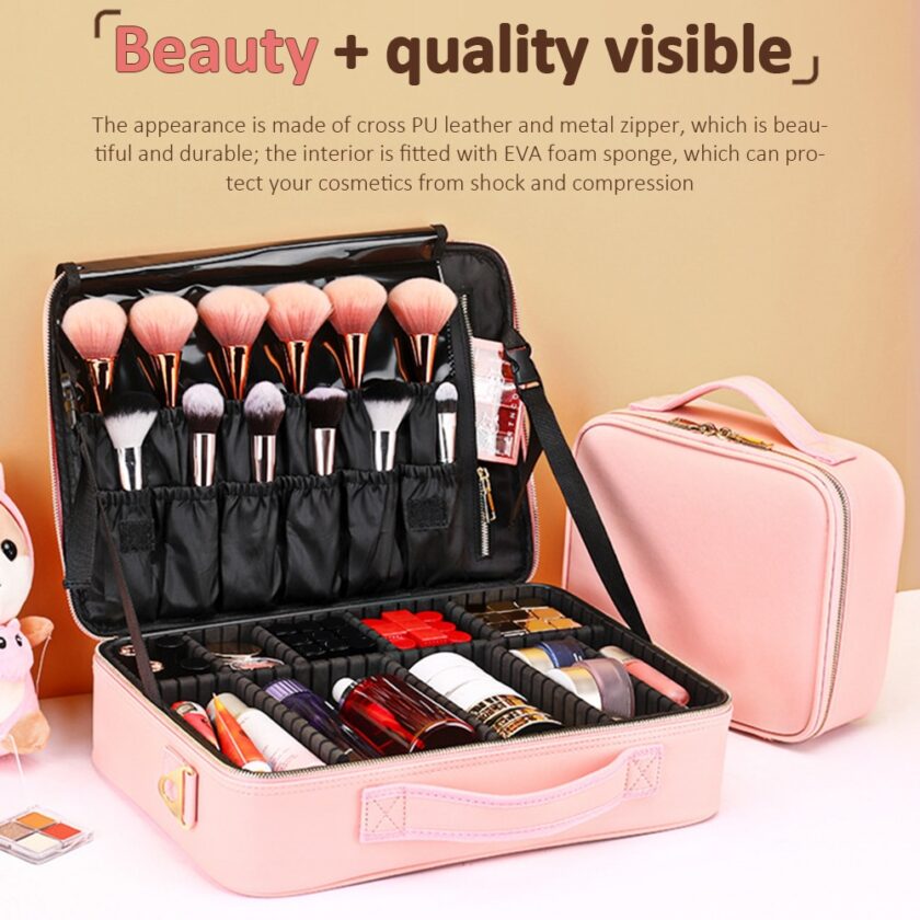 Portable Cosmetic Storage Box Makeup Organizer