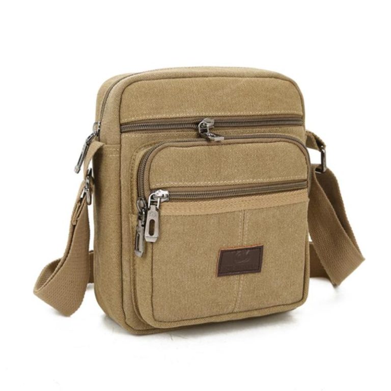 Canvas Casual Men Shoulder Crossbody Review - LightBagTravel.com