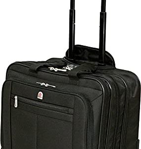 Executive Laptop Roller Bag Wheeled Pilot Case Briefcase