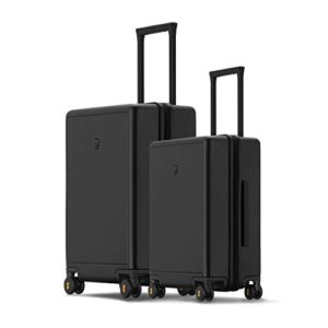 Black Carry-On Hardshell Luggage Set