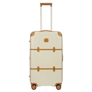 Cream TSA Approved Luggage Rolling Suitcase