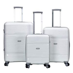 Rockland Linear 3-Piece Hardside Spinner Wheel Luggage Set