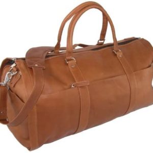 Leather Impressions High Quality Leather Convertible Duffle Bag