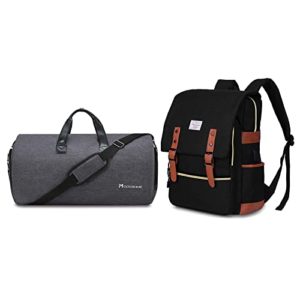 Modoker Vintage Laptop Backpack for Women Men