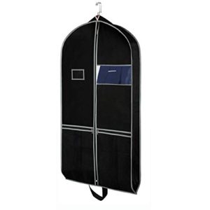 Garment Suit Bag with 2 Large Mesh Pockets