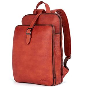 Womens Backpack Purse Vegetable Tanned Full Grain Leather