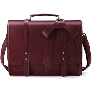 Leather 15.6" Laptop Bag Briefcase