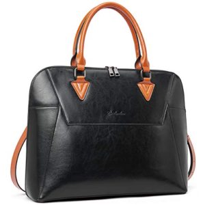 Laptop Briefcase Leather Handbag Shoulder Bag