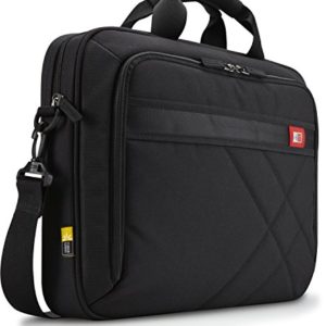 Black 17-Inch Laptop and Tablet Briefcase
