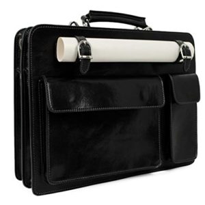 Leather Briefcase Laptop Bag