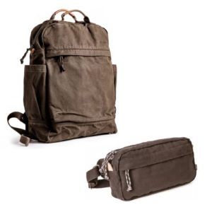 Gootium Canvas Backpack x Crossbody Pack