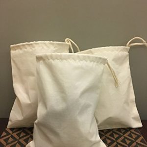 Cotton Thick Single Drawstring Muslin Bags