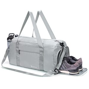 Sports Gym Bag with Shoes Compartment & Wet Pocket