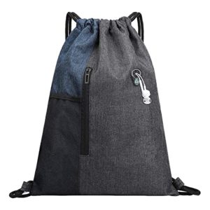 Drawstring Backpack for Men Women Waterproof