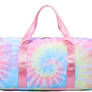 Pink Travel Duffel Gym Carry-On Bag