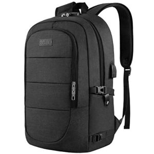 Travel Laptop Backpack with USB Charging Port and Headphone Interface