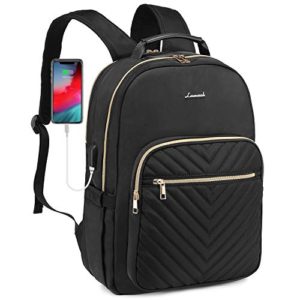 LOVEVOOK Quilted Laptop Backpack for Women