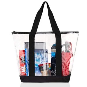 Bags for Less Large Clear Vinyl Tote Bags