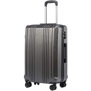 Coolife Luggage Suitcase PC+ABS with TSA Lock Spinner