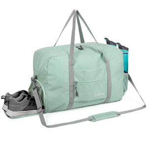 Mint Green Duffel Gym Bag with Wet Pocket & Shoes