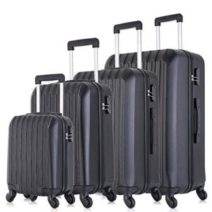 Fridtrip 4 Piece Luggage Sets Hard Shell