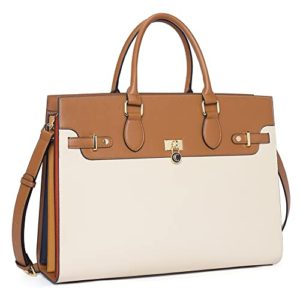 CLUCI Leather Briefcase for Women