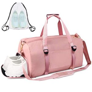 Sports Gym Bag with Wet Pocket & Shoes Compartment