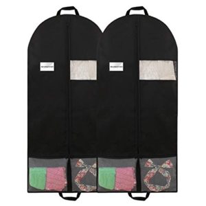 MASKEYON 51" Garment Bags with Zipper Pocket