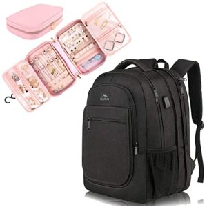 Matein Travel Backpack for Men & Travel Jewelry Organizer