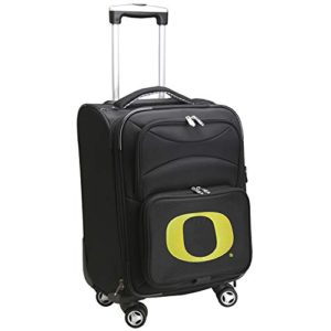 Denco NCAA Oregon Ducks Carry-On Luggage Spinner Black