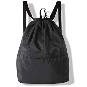 Drawstring Bags with Zipper Pocket