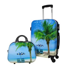 World Traveler Palm Tree Hardside 2-Piece