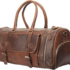 Travel Duffel bag Leather Carry On