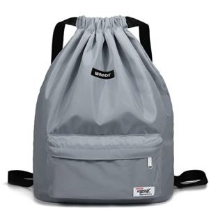 Drawstring Backpack String Bag Sackpack Water Resistant