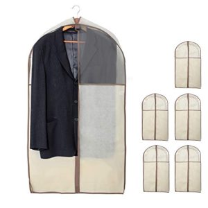 Smart Design Gusseted Garment Bag with Clear Window