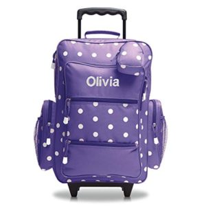 Lillian Vernon Personalized Rolling Luggage for Kids