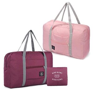 Foldable Travel Duffel Bag Trolley Case