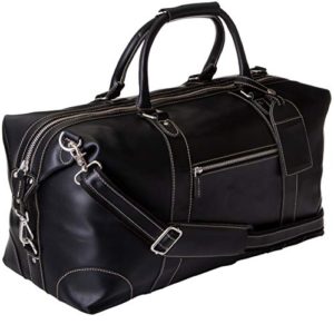 Viosi Genuine Leather Travel Duffel Bag